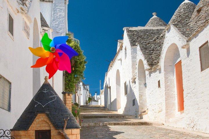 Day Trip to Alberobello Monopoli and Polignano a Mare from Bari