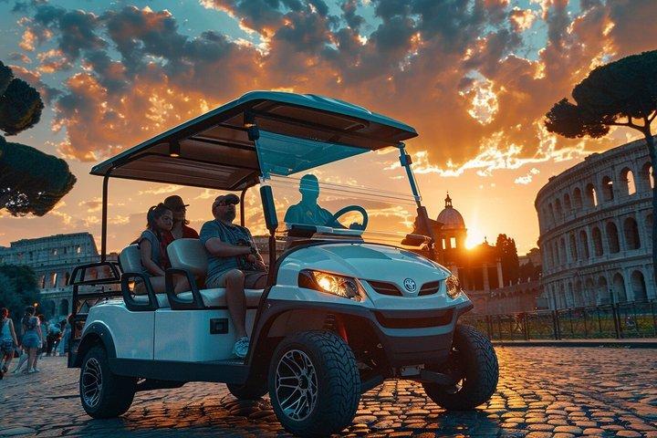 Rome Guided Golf Cart & E-Tuk Tour