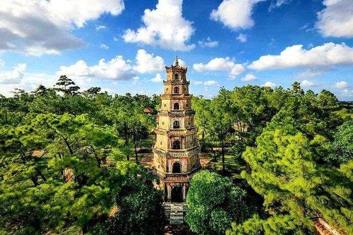 From Hue: Imperial City, Thien Mu Pagoda & Royal Tombs Tour
