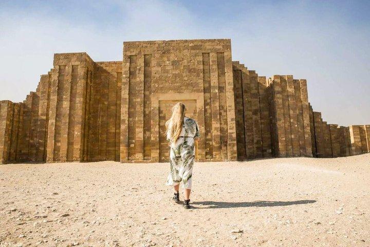 Private Tour to Giza Pyramids, Memphis & Saqqara with Camel Ride