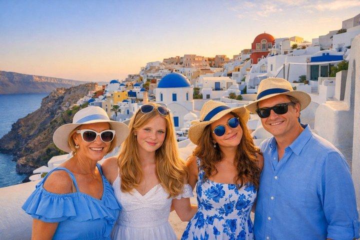 Santorini Blue Domes Private Tour: Oia, Firostefani & Imerovigli