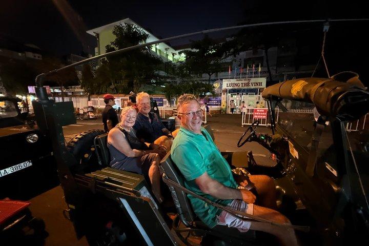 Saigon Street Food Experience By Night: US Army Jeep or Motorbike