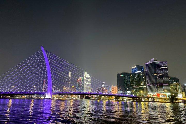 Ho Chi Minh City: Lively Saigon Skyline Sunset View River Cruise