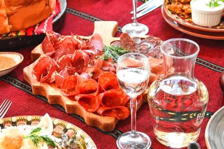 True Bulgarian Experience with Food and Wine Rakia and Tradition