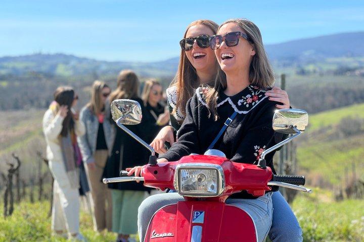 Small Group Vespa Tour Medieval Villages Lunch Wine Tasting &More