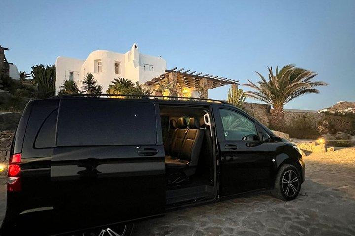 Mykonos One-Way Transfers: Price Per Van (Up to 8 Persons)