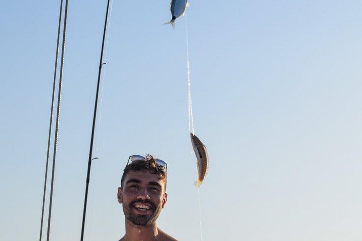 Agios Nikolaos Catamaran to Spinalonga Fishing and Meal