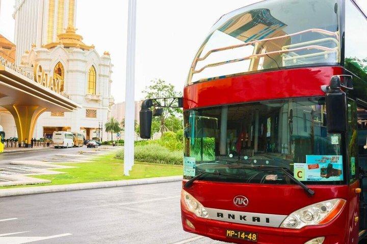 Macau City Sightseeing Hop On Hop Off Open Top Bus Tour