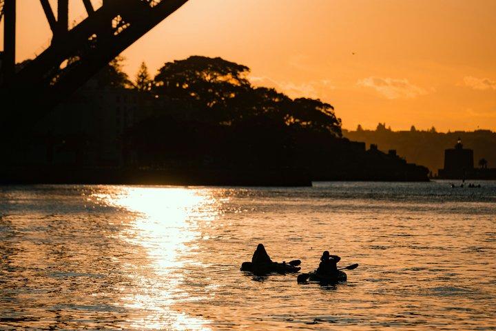 Sydney Sunset Kayaking Activity in Lavender Bay
