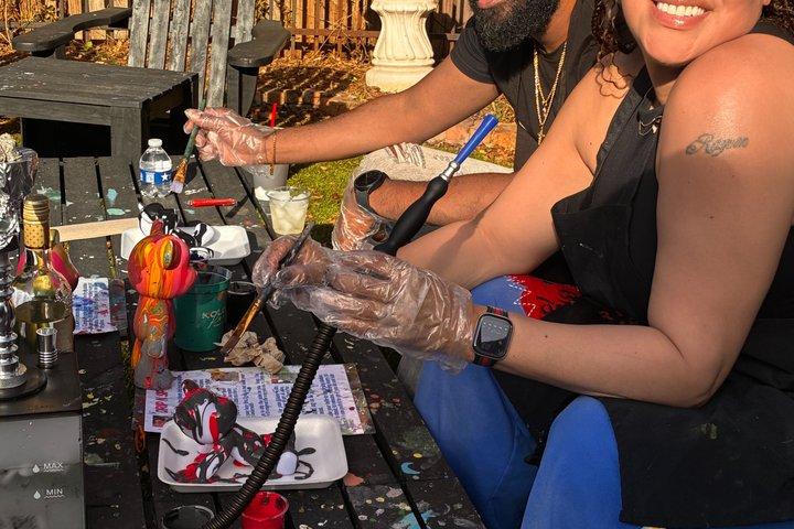 Viral Drip Bear Painting Experience