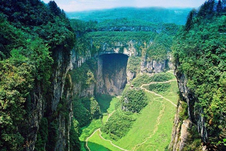 Wulong Three Natural Bridges Private Tour from Chongqing