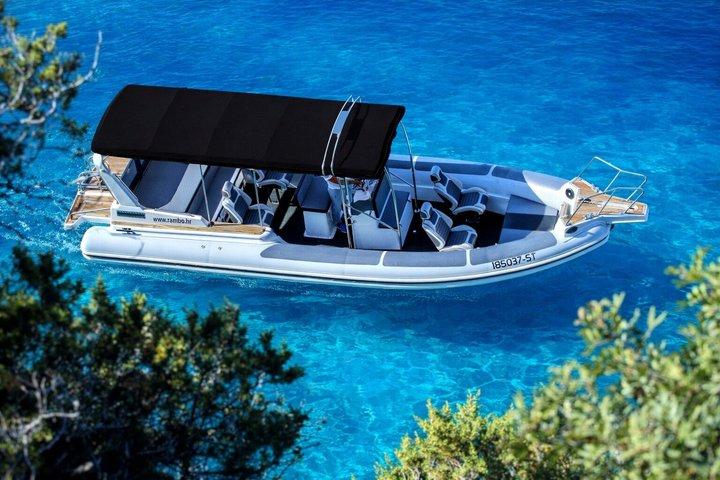 Zadar: 4-Stop Island Speedboat Tour, Swim,Snokel & Wine