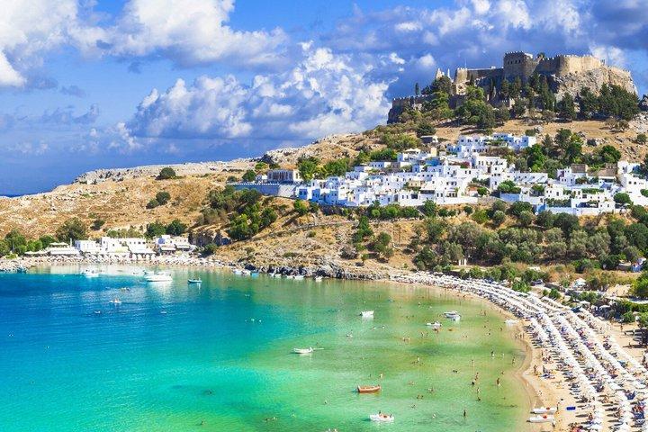Best of Rhodes, Lindos & BEACH Time - Full-Day PRIVATE Tour: