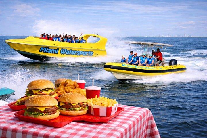 Miami Speed Boat with Lunch at a Nearby Restaurant