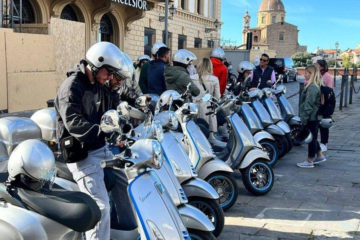 Around Florence Hills: App‑Guided e‑Vespa Tour + Wine & Food