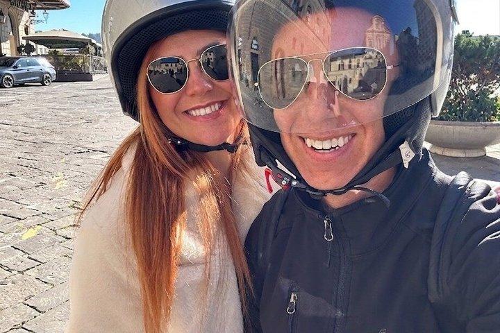 Around Florence Hills: App‑Guided e‑Vespa Tour + Wine & Food