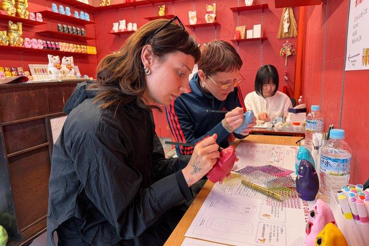 Tokyo Lucky Cat Painting Workshop at Gotokuji