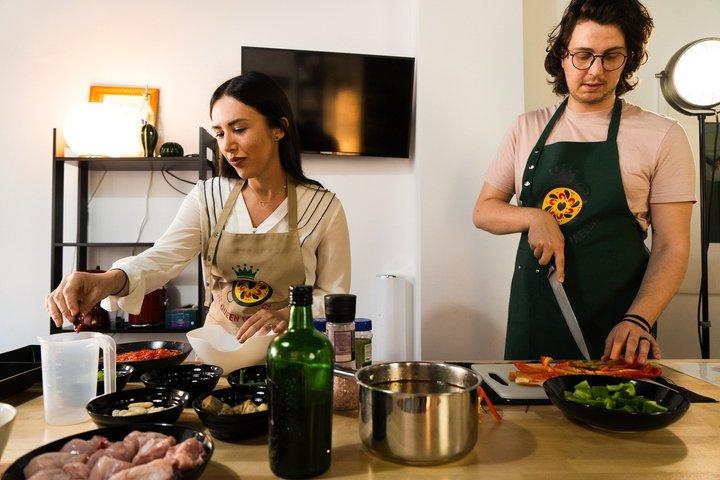 Paella Class with Unlimited Wine Churros and Hot Chocolate.