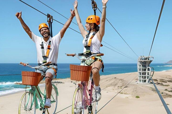 Sky Bike Adventure Tour with Buffet in Cabo San Lucas