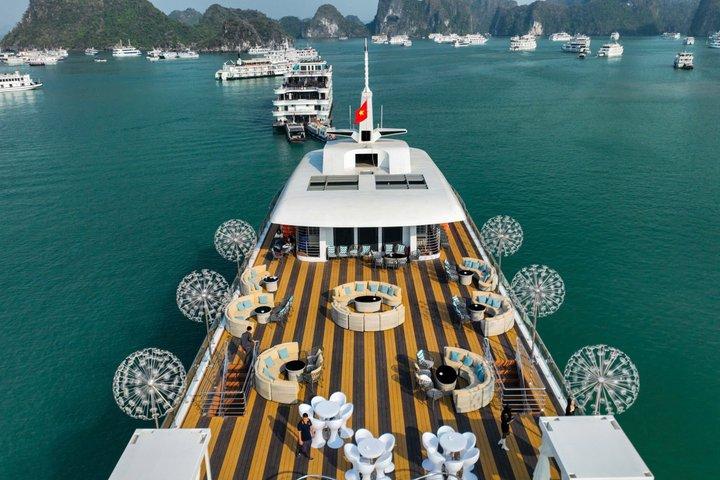 Luna Luxury 5-Star Escape: Ha Long Bay Cruise with Pool & Lunch
