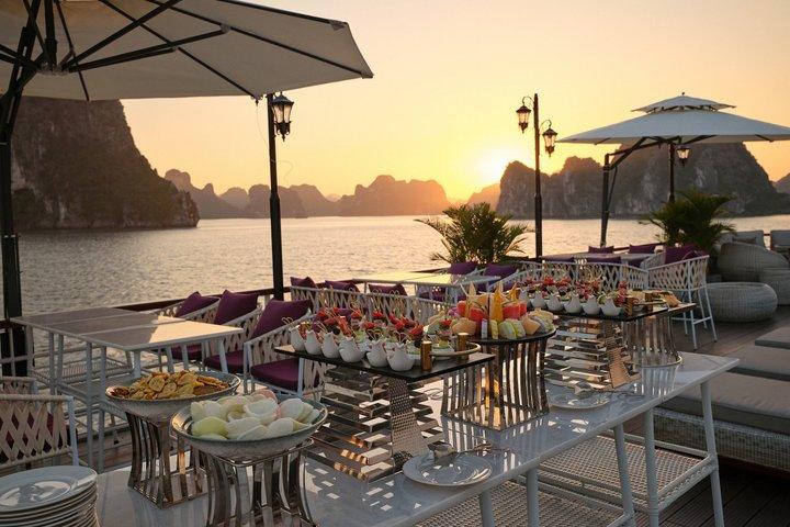 Discover Ha Long Bay: Iris Luxury Day Cruise Experience