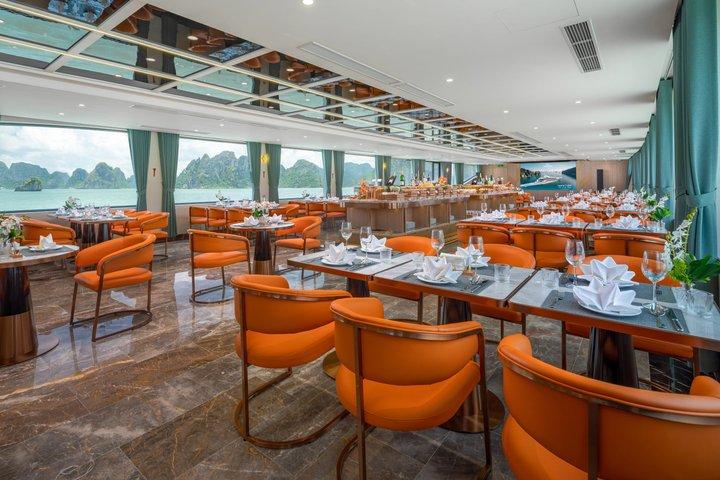 Hanoi: 5-Star Leona Luxury Ha Long Bay Day Cruise All-Inclusive