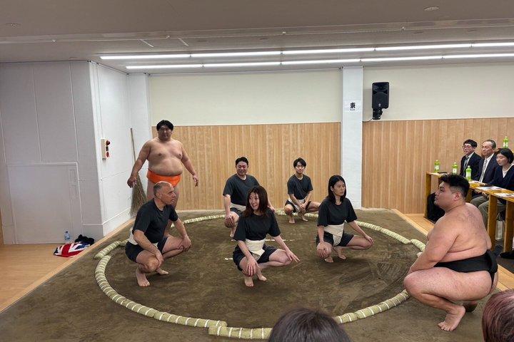 Tokyo Sumo & Food: Wear a Mawashi on a Real Clay Ring!
