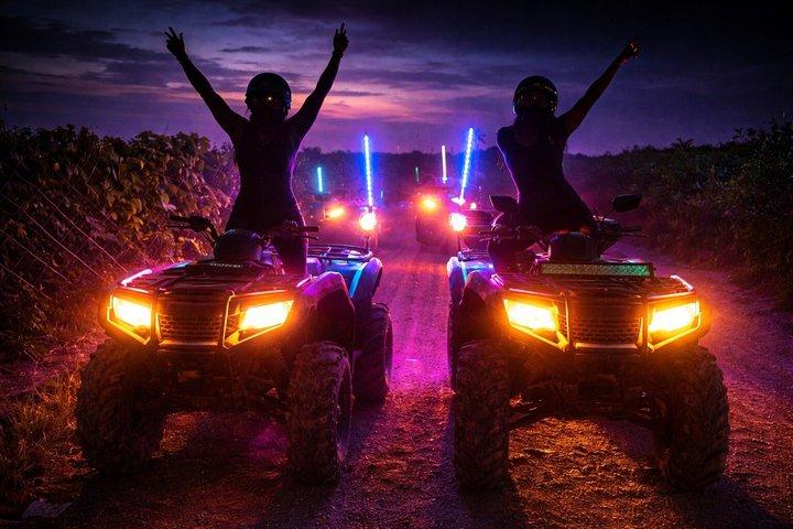 Miami ATV Night Ride Experience with LED Glow Lights