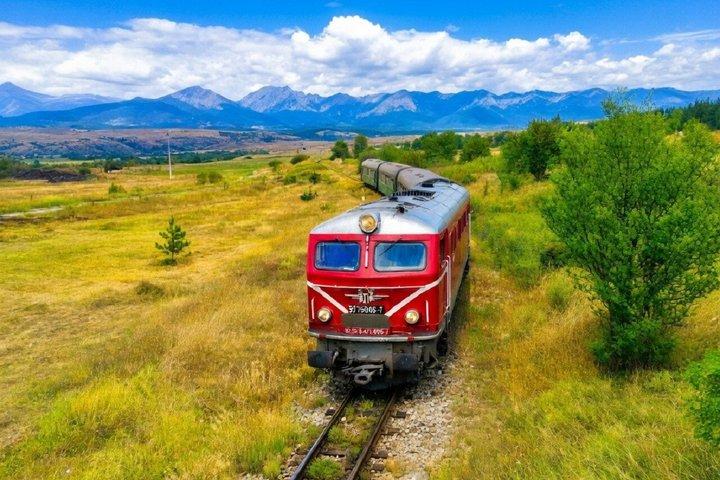 From Sofia: Scenic Retro Train, Belmeken Lake & Wine/Thermal
