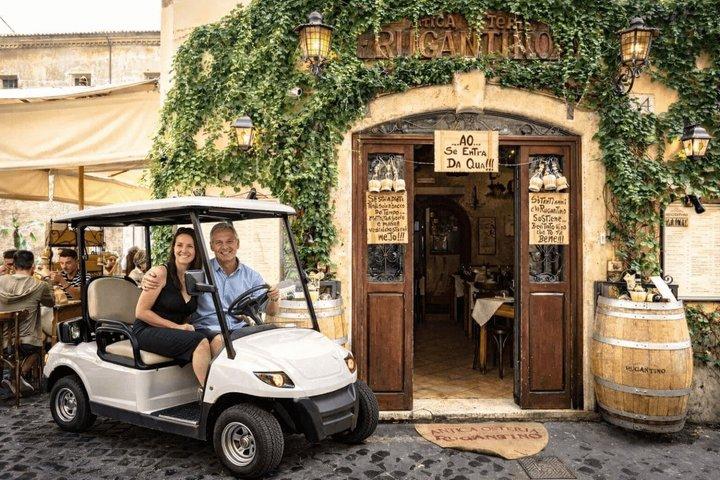 Panoramic Golf Cart Tour with Pick-Up & Restaurant Reservation