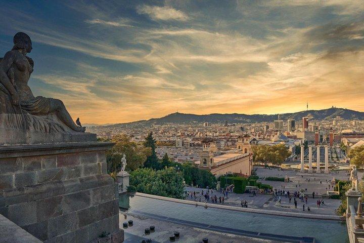 Barcelona & Montjuic in the Golden Hour