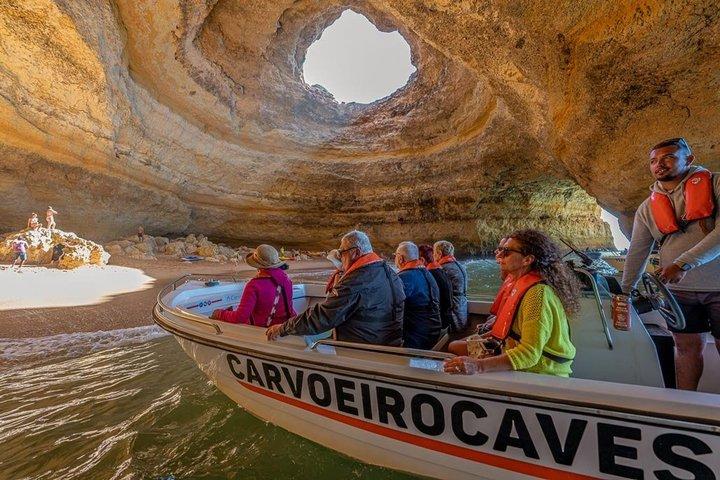 Algarve Tour from Lisbon with Boat Ride to Benagil Caves