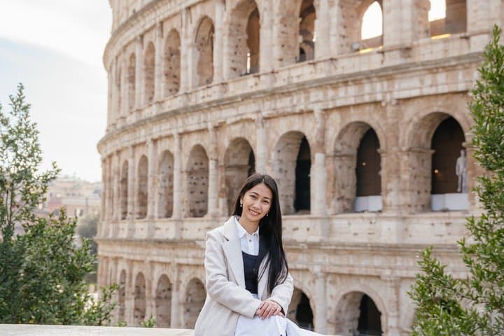 Private Colosseum and Ancient Rome Cinematic Photoshoot