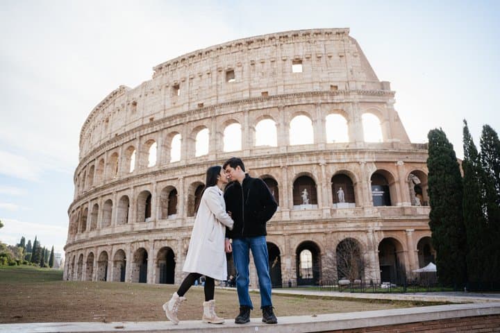 Private Colosseum and Ancient Rome Cinematic Photoshoot