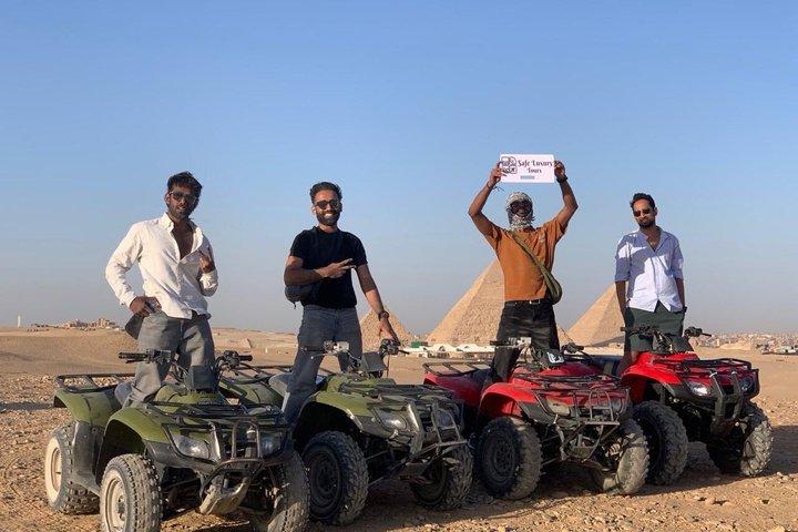 ATV Quad Bike through Sahara Giza Pyramids Desert