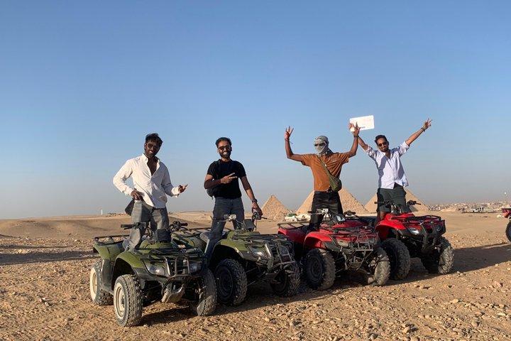 ATV Quad Bike through Sahara Giza Pyramids Desert
