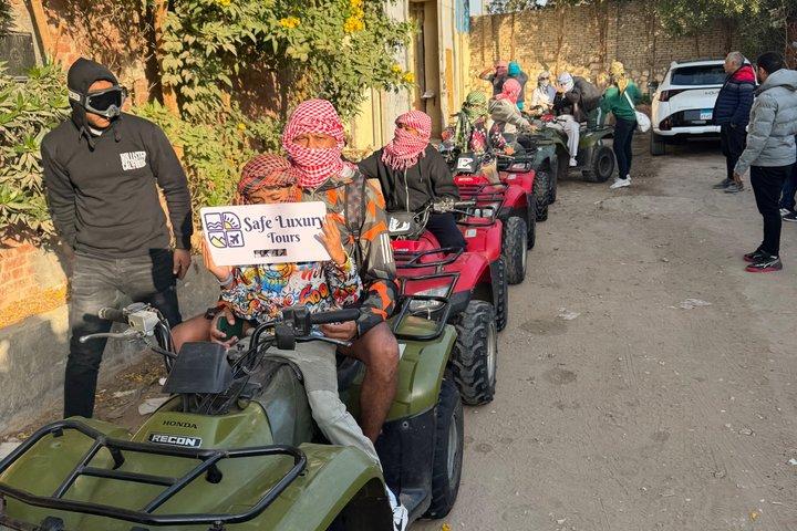 ATV Quad Bike through Sahara Giza Pyramids Desert