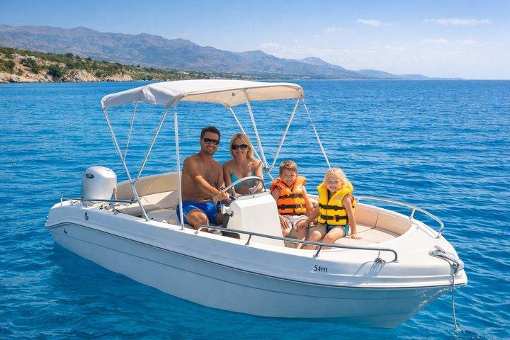 Kos Self Drive Boat Tour No License Required