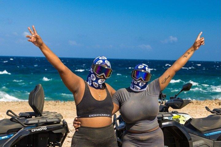 ATV-Quad Safari tour with Caving & Snorkeling Curacao