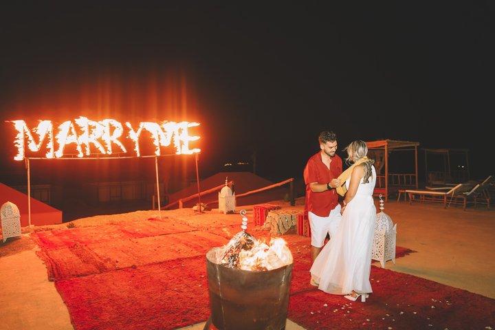 Marrakech Desert Proposal with Berber Dinner