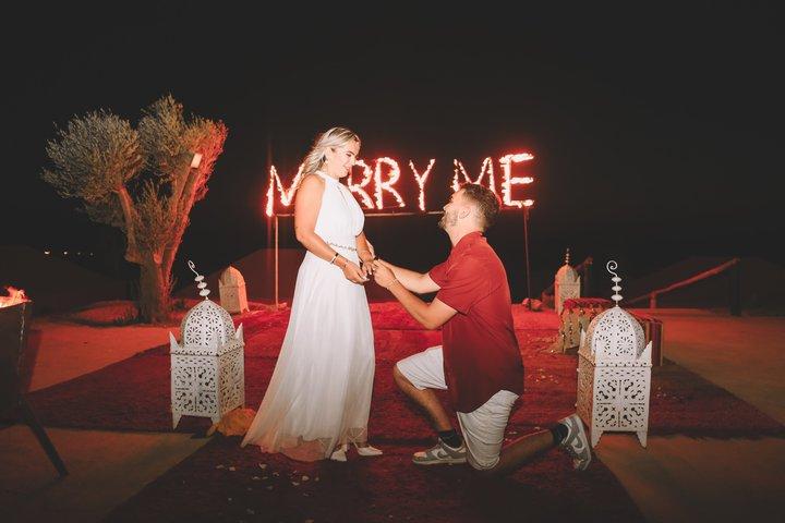 Marrakech Desert Proposal with Berber Dinner