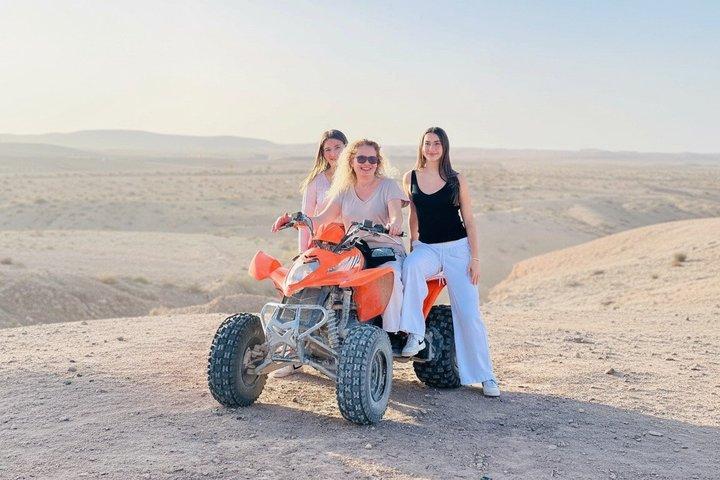 Agafay Desert Quad Bike, Camel Ride & Dinner Show from Marrakech