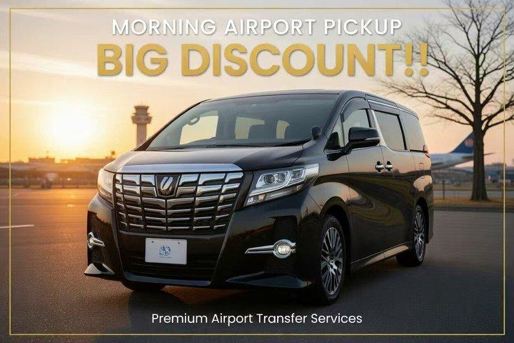 Narita Airport(NRT): Private Transfer to Tokyo 1-9 pax