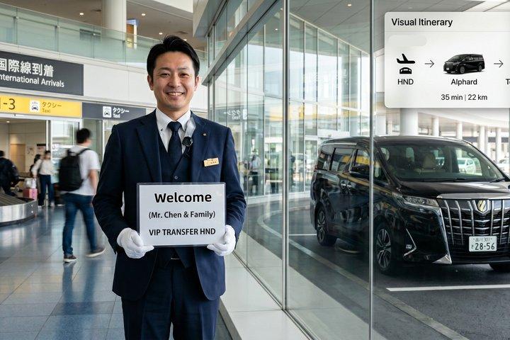 HND Airport Private Transfer to/from Tokyo City Center
