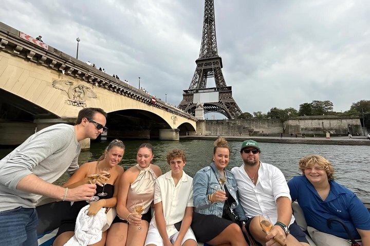 Eiffel Tower Grounds Walk and Seine River Dining Cruise