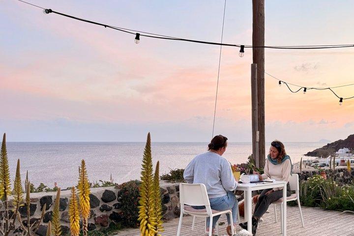 Santorini Watercolor Painting Experience by the Sea