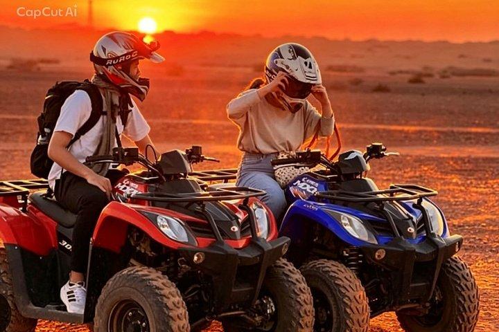 Agafay Desert Adventure : Quad Bike , Camel Ride & Dinner Show