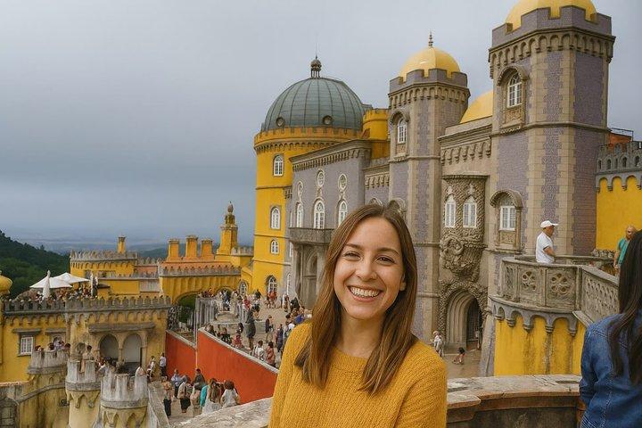 Sintra, Pena, Regaleira, Roca & Cascais Tour with Pick up