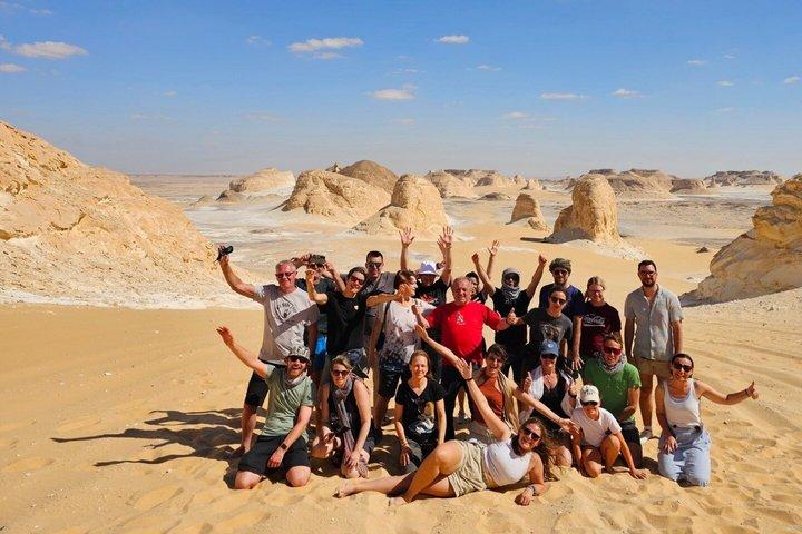 Desert Silent Retreat Meditation and Hiking in White Desert