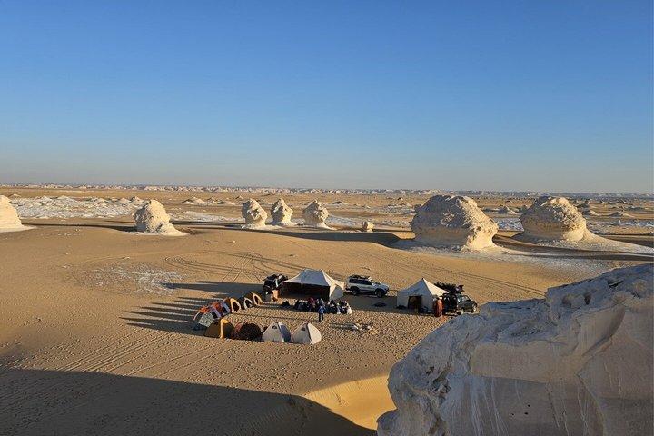 Desert Silent Retreat Meditation and Hiking in White Desert